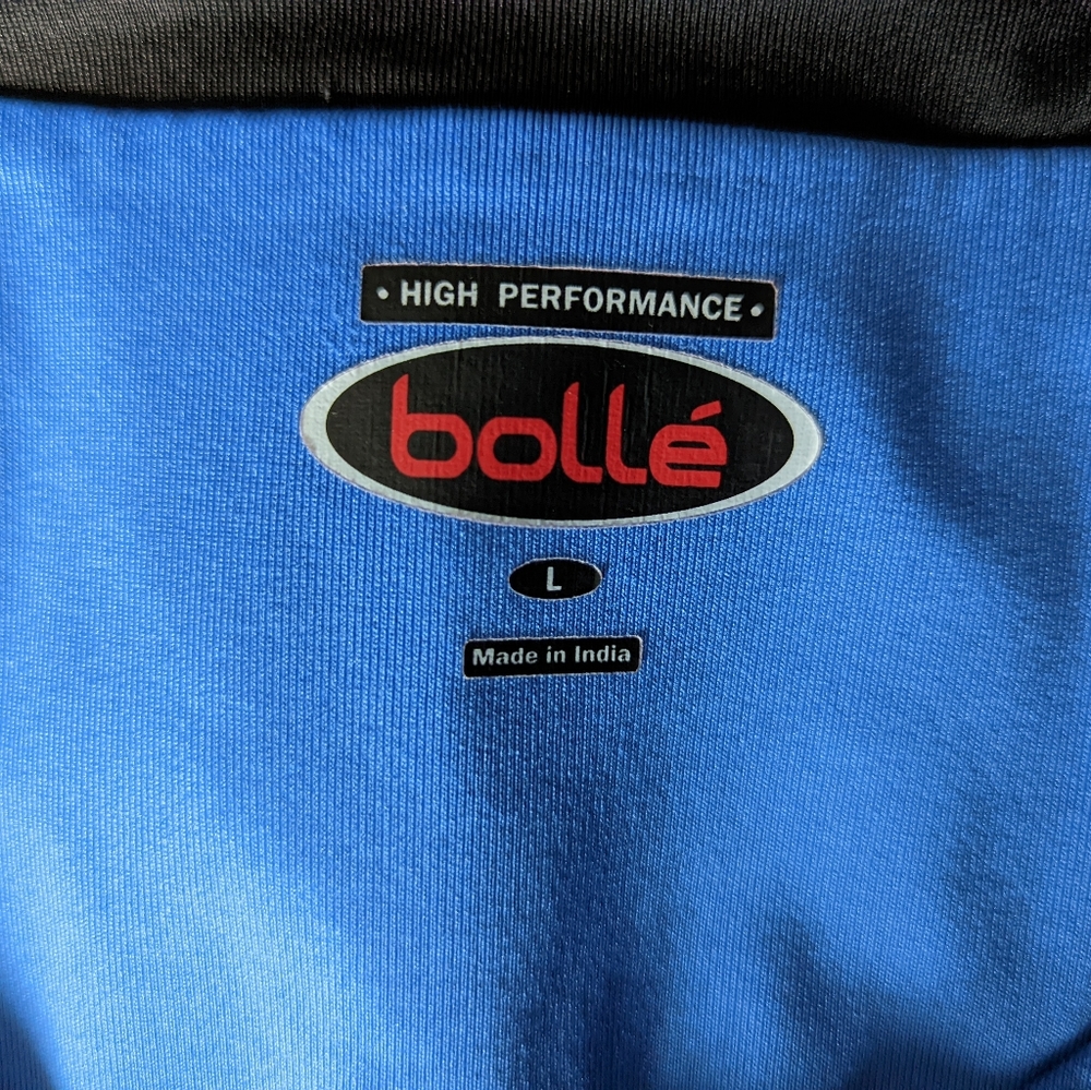 Bolle Blue Fitted Active Shirt Size Large - Picture 9 of 9